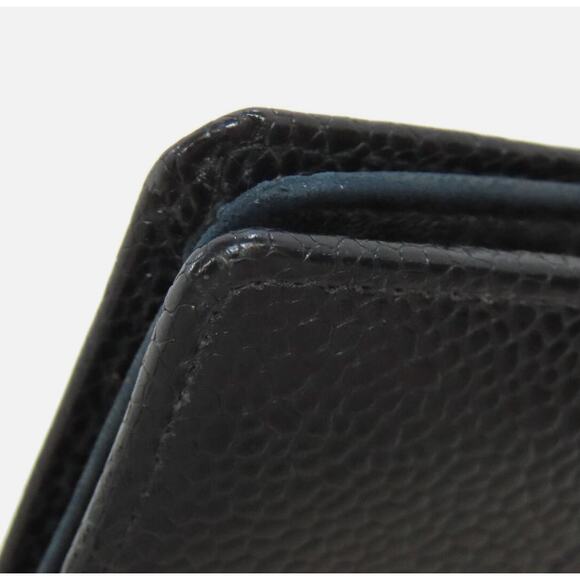 CHANEL Card Case COCO Mark Grained Calfskin Skin PRISTINE - Picture 3 of 16